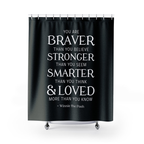 Inspirational Winnie the Pooh Shower Curtains