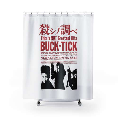 Buck Tick Band Shower Curtains