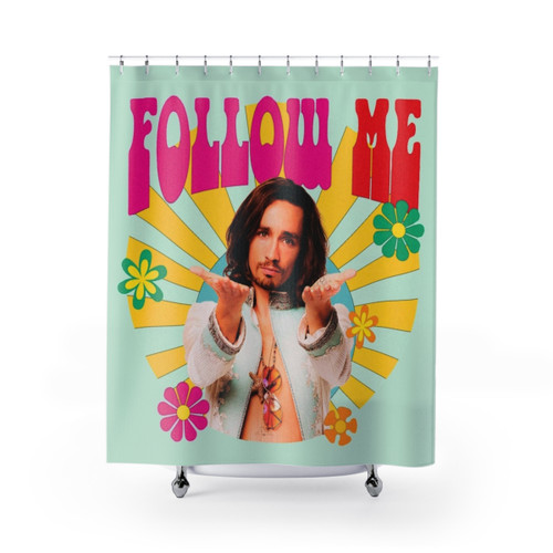 Klaus Follow Me Shower Curtains with Unique Umbrella Design