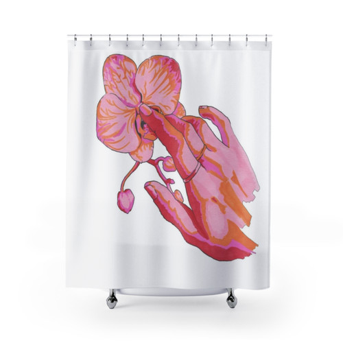 Orchid Touch Shower Curtains
