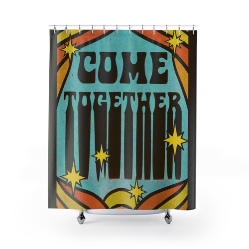 Come Together Design Shower Curtains - Beatles Inspired Decor