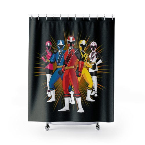 Power Rangers Ninja Ranger Shower Curtains