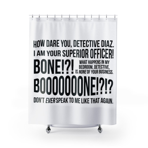 B99 Holt: BONE! Shower Curtains