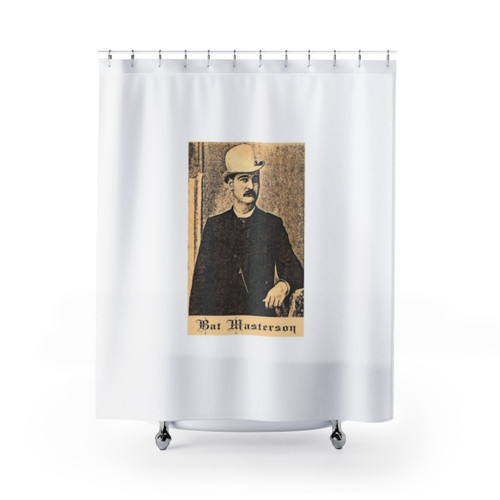 Vintage Bat Masterson Shower Curtain
