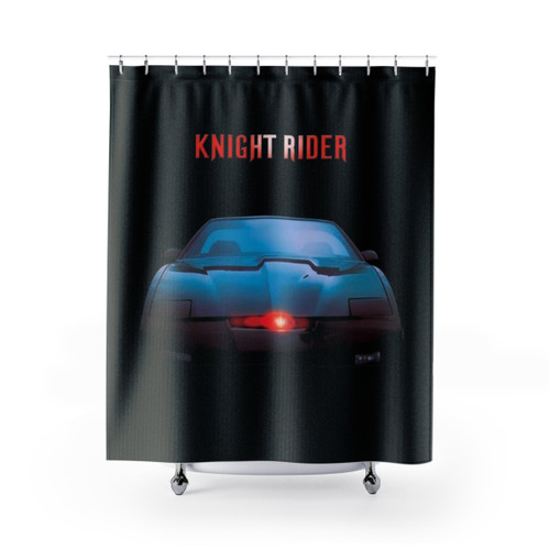 Retro 80s/90s Knight Rider Shower Curtain