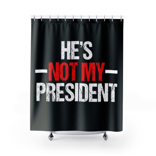 Political Shower Curtain: Resist Trump & Impeach the President