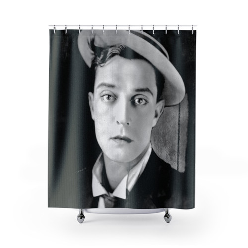 Buster Keaton Vintage Shower Curtains