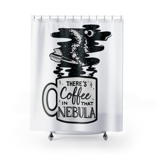 Nebula Coffee Lover's Shower Curtain