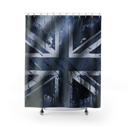 Distressed UK Flag Shower Curtain