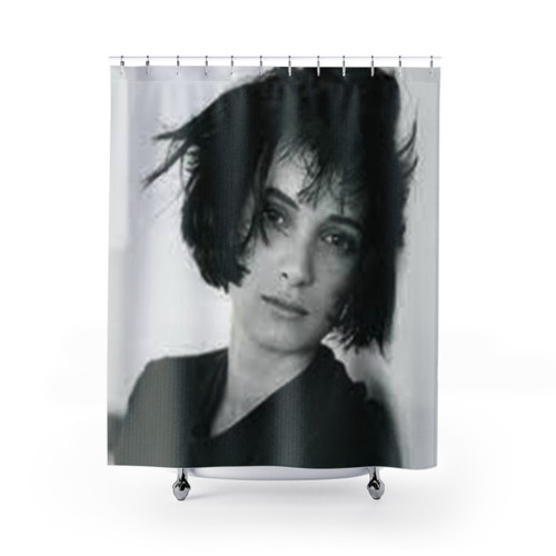 Winona Ryder Poster Shower Curtains