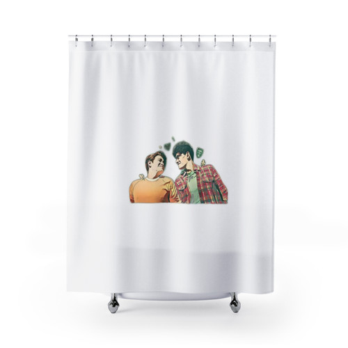 Heartstopper Themed Shower Curtain