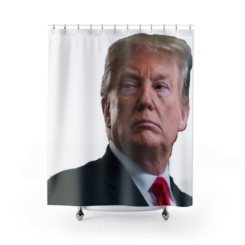 Donald Trump Shower Curtains for Patriotic Bathroom Decor