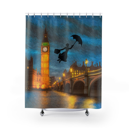 Magical Nanny Shower Curtains Inspired by Mary Poppins