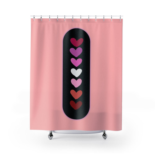 Lesbian Pride Shower Curtains