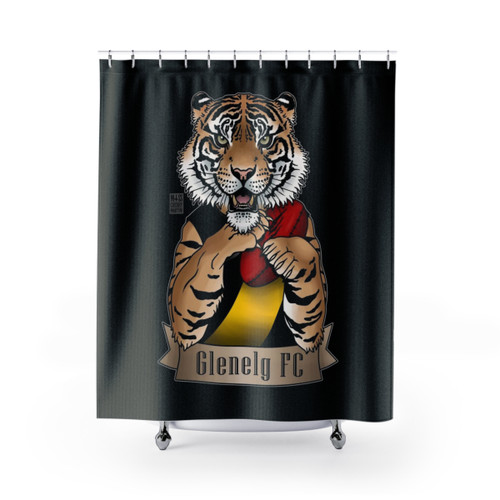 Glenelg FC Footy Team Shower Curtain