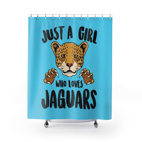 Jaguar Themed Shower Curtain for Wild Cat Lovers