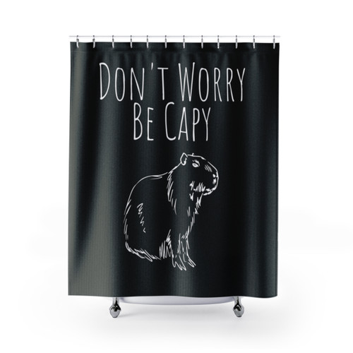 Cute Capybara Shower Curtain