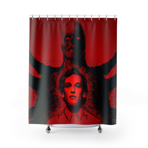 Stranger Things Vecna and 001 Shower Curtains