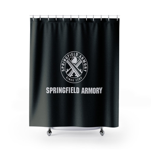 Springfield Armory Shower Curtains - High-Quality Home Decor