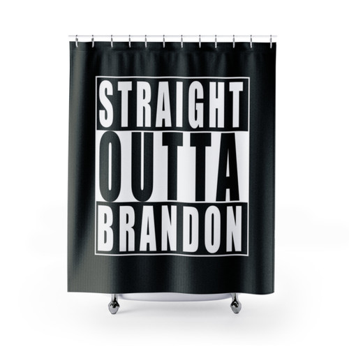 Brandon, UK Themed Shower Curtain
