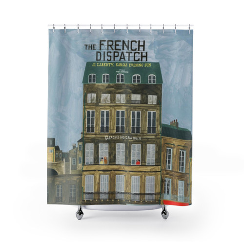 Retro Transportation Themed Shower Curtain