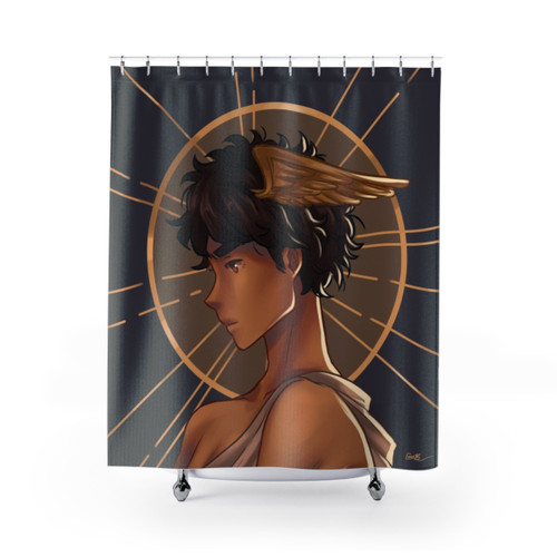 Hermes Shower Curtains - Mythological Greek Design