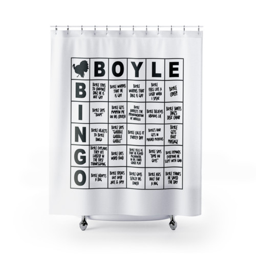 Boyle's B99 Themed Shower Curtain