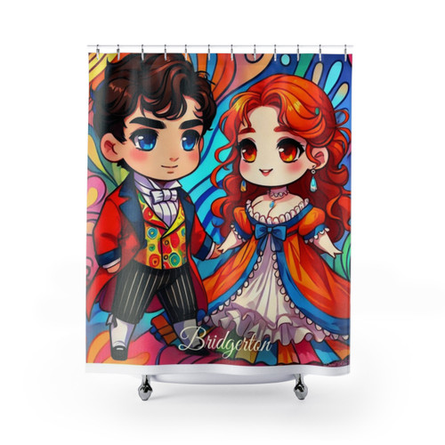 Vibrant Bridgerton Shower Curtains - Fauvist Art Designs