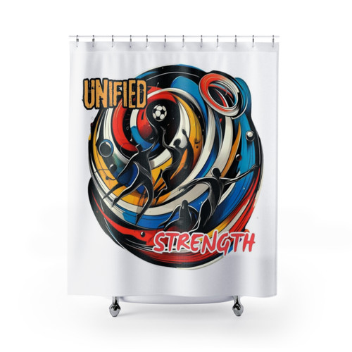 Empowerment Shower Curtains with Unified Strength Design