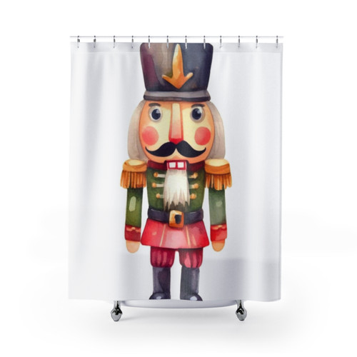 Goofy Christmas Nutcracker Shower Curtain