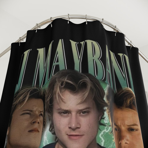 Retro Vintage JJ Maybank Bootleg 90s Style Shower Curtains