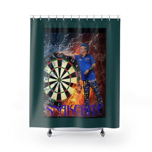 Peter Wright Snakebite Graphic Shower Curtains