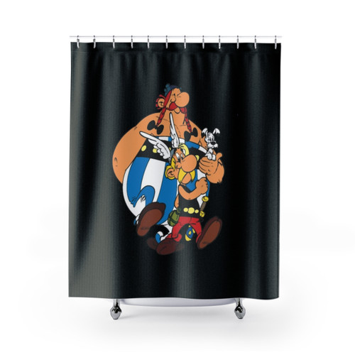 Asterix and Obelix Logo Shower Curtains
