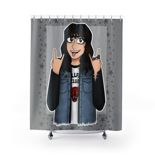 Eddie Munson Shower Curtains