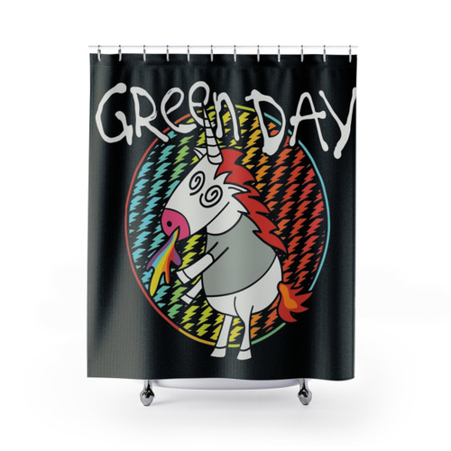 Unicorn Rainbow Shower Curtain for Bathroom Decor