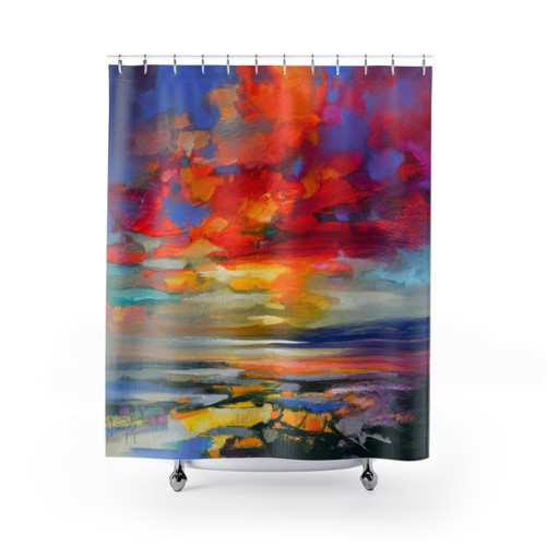 Vibrant Scottish Landscape Shower Curtains