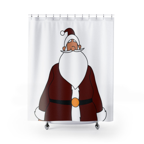 The Secret World of Santa Claus Shower Curtains