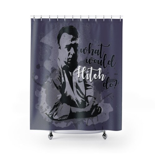 Atheist Shower Curtains with Christopher Hitchens Quotes