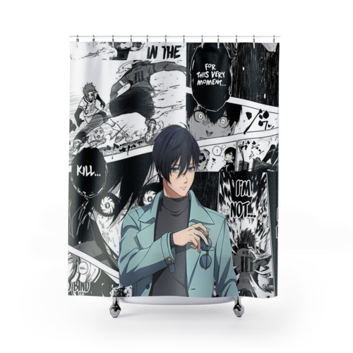 Rin Itoshi Anime Shower Curtains