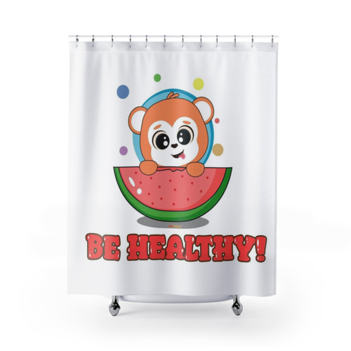 SPARK Frienz Adorable Characters Kids Shower Curtains