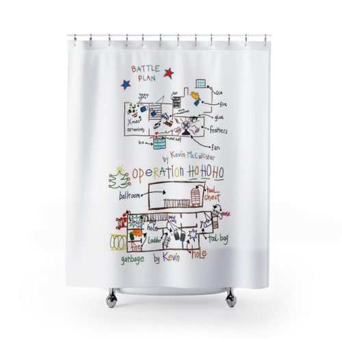 Battle Plan Shower Curtains inspired by Home Alone
