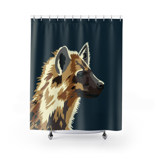 Spotted Hyena Portrait Shower Curtain