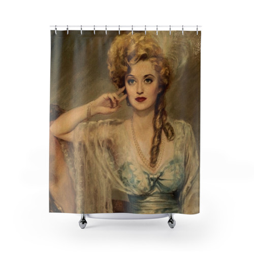Bette Davis 90s Themed Shower Curtain