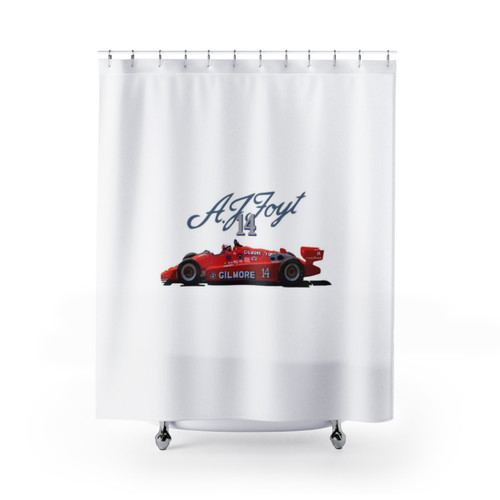 AJ Foyt 14 Race Car Premium Shower Curtains