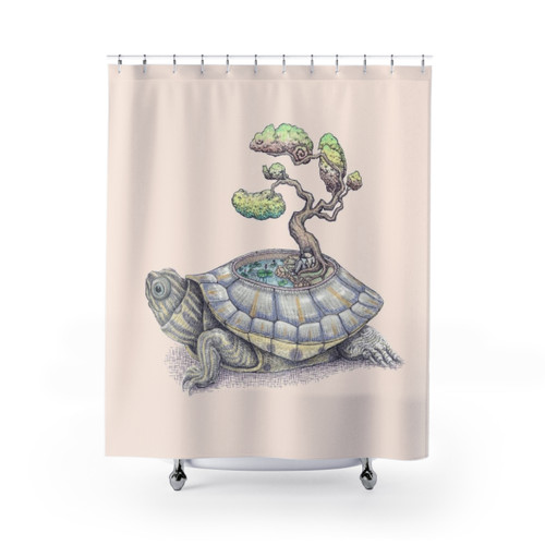 Imagine Time Shower Curtains with Whimsical Nature Designs