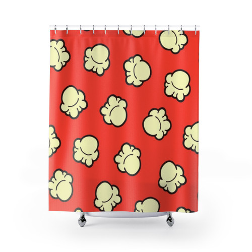 Popcorn Pattern Shower Curtains - Stylish Bathroom Decor