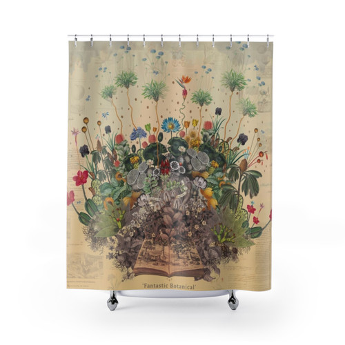 Botanical Shower Curtains with Rare & Fantastical Designs