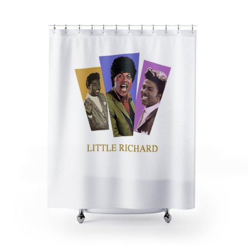 Little Richard Shower Curtains - Iconic Musical Design