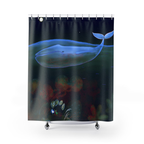 Whimsical Underwater Bedroom Shower Curtain