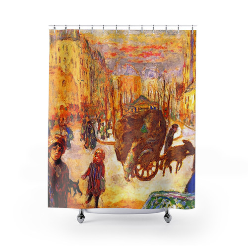 PIERRE BONNARD Shower Curtains - Colorful Impressionist Art